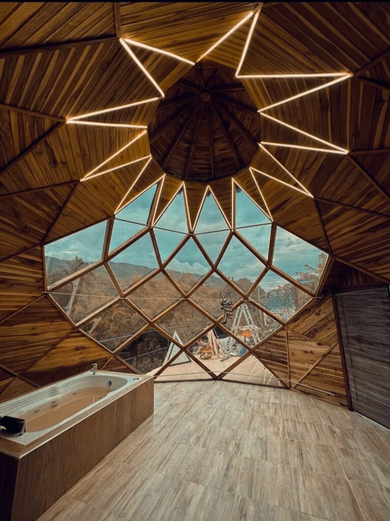 parte interna de un zome